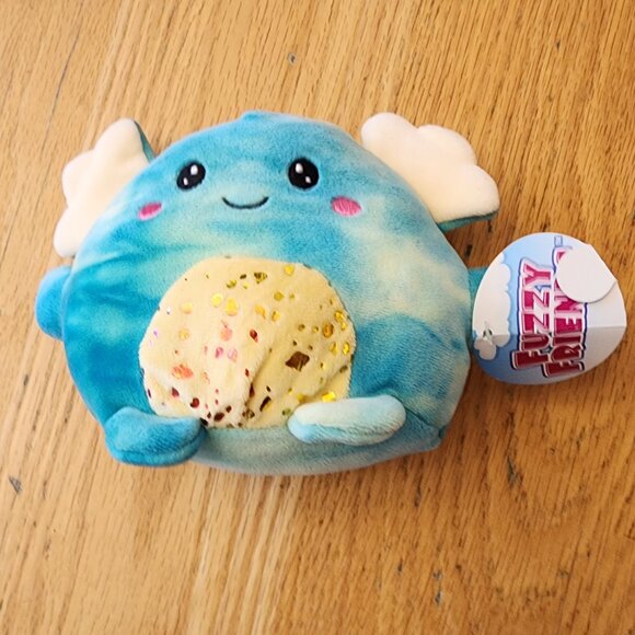 NWT Blue/Yellow Fuzzy Friends Stuffed Animal Toy - Picture 3 of 14